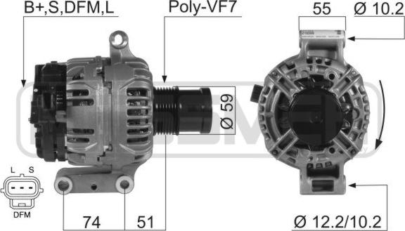 ERA 210399 - Alternator furqanavto.az