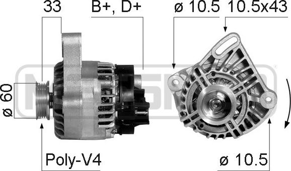 ERA 210348R - Alternator furqanavto.az