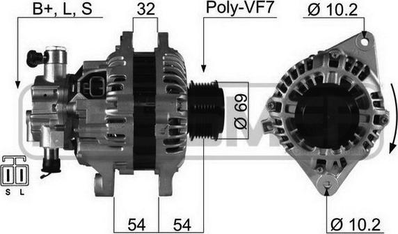 ERA 210381R - Alternator furqanavto.az