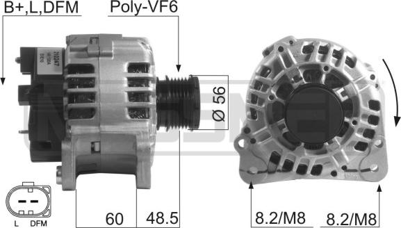 ERA 210247 - Alternator furqanavto.az