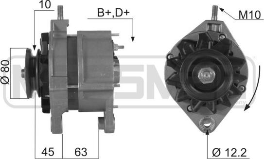 ERA 210257R - Alternator furqanavto.az