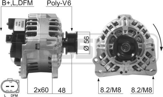 ERA 210203 - Alternator furqanavto.az