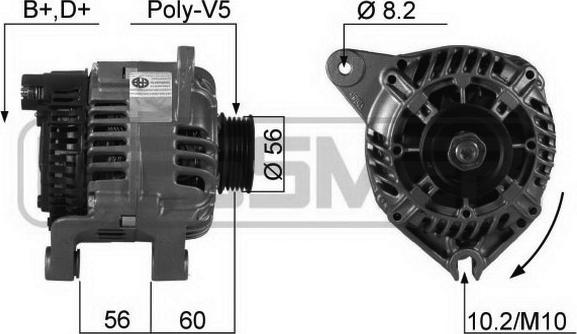 ERA 210217R - Alternator furqanavto.az