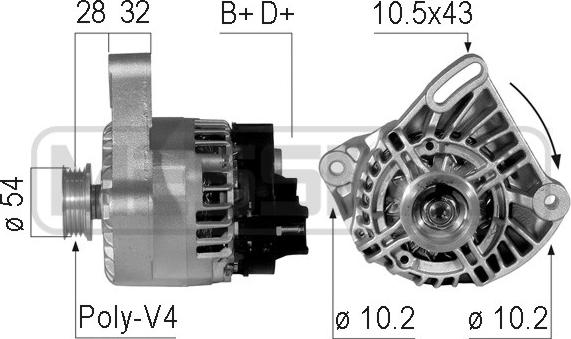 ERA 210746 - Alternator furqanavto.az