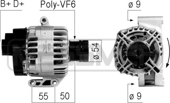 ERA 210748 - Alternator furqanavto.az