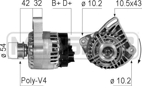 ERA 210743 - Alternator furqanavto.az