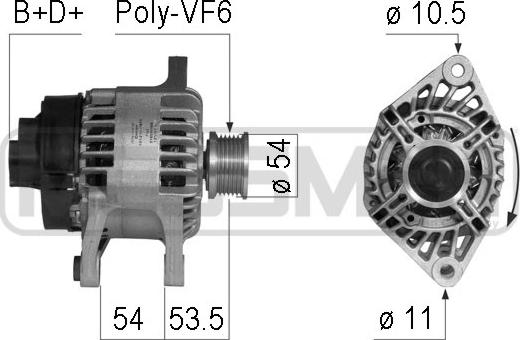 ERA 210751 - Alternator furqanavto.az