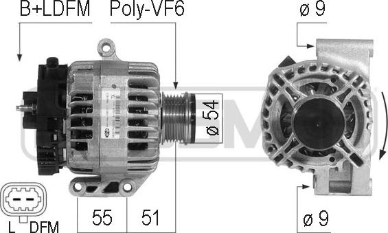 ERA 210734 - Alternator furqanavto.az