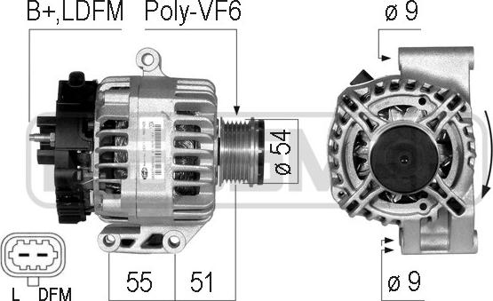 ERA 210738 - Alternator furqanavto.az