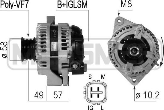 ERA 210775A - Alternator furqanavto.az