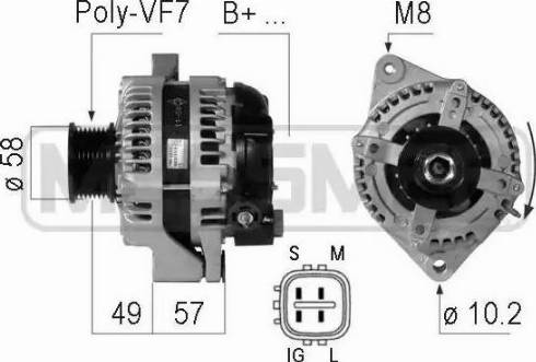 ERA 210775 - Alternator furqanavto.az