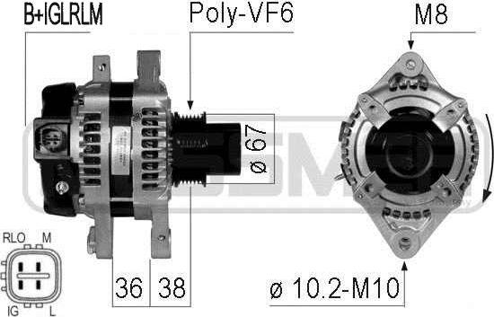 ERA 210773 - Alternator furqanavto.az