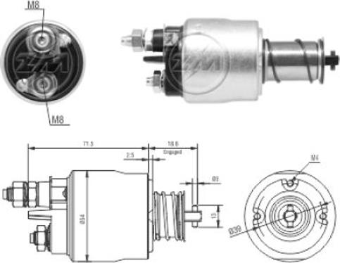 ERA 227934 - Solenoid açarı, başlanğıc furqanavto.az