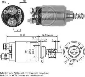 ERA 227450 - Solenoid açarı, başlanğıc furqanavto.az