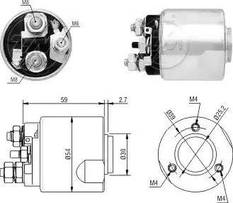 ERA 227461 - Solenoid açarı, başlanğıc furqanavto.az