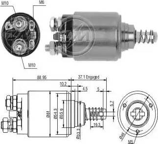 ERA 227591 - Solenoid açarı, başlanğıc furqanavto.az