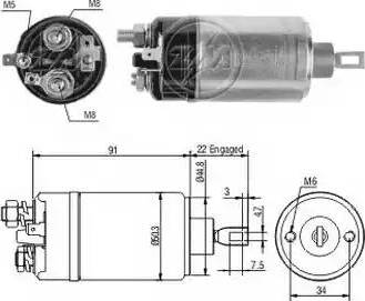 ERA 227562 - Solenoid açarı, başlanğıc furqanavto.az