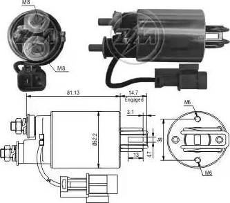 ERA 227508 - Solenoid açarı, başlanğıc furqanavto.az