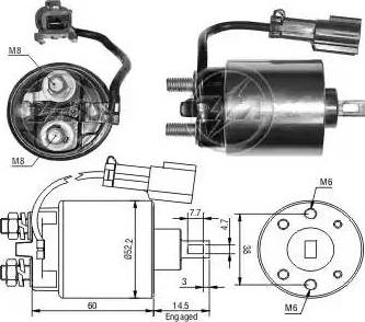 ERA 227696 - Solenoid açarı, başlanğıc furqanavto.az