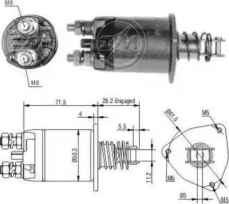 ERA 227606 - Solenoid açarı, başlanğıc furqanavto.az