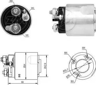 ERA 227601 - Solenoid açarı, başlanğıc furqanavto.az