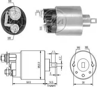 ERA 227689 - Solenoid açarı, başlanğıc furqanavto.az