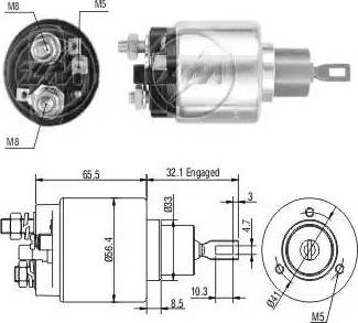 ERA 227631 - Solenoid açarı, başlanğıc furqanavto.az