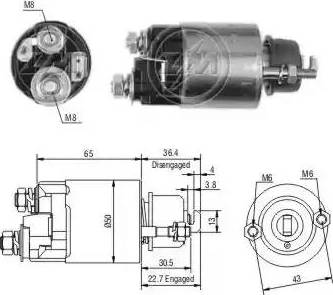 ERA 227678 - Solenoid açarı, başlanğıc furqanavto.az