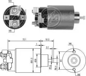 ERA 227673 - Solenoid açarı, başlanğıc furqanavto.az