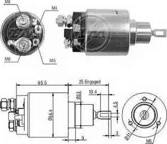 ERA 227049 - Solenoid açarı, başlanğıc furqanavto.az