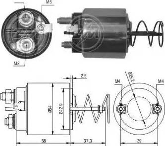 ERA 227057 - Solenoid açarı, başlanğıc furqanavto.az