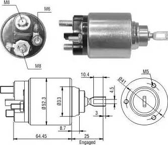 ERA 227031 - Solenoid açarı, başlanğıc furqanavto.az