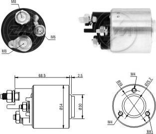 ERA 227074 - Solenoid açarı, başlanğıc furqanavto.az