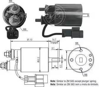 ERA 227073 - Solenoid açarı, başlanğıc furqanavto.az