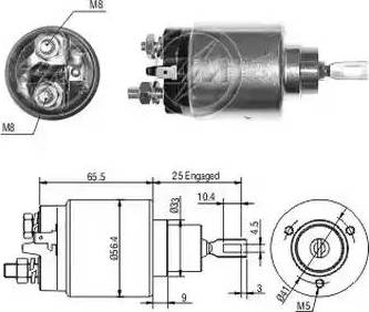 ERA 227198 - Solenoid açarı, başlanğıc furqanavto.az