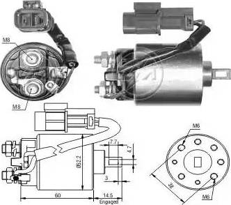 ERA 227103 - Solenoid açarı, başlanğıc furqanavto.az