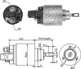 ERA 227136 - Solenoid açarı, başlanğıc furqanavto.az