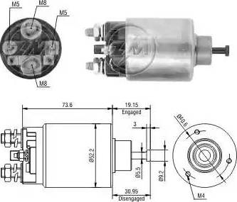 ERA 227126 - Solenoid açarı, başlanğıc furqanavto.az