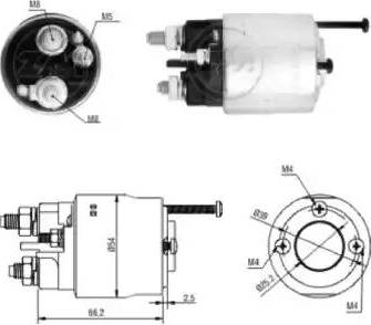 ERA 227175 - Solenoid açarı, başlanğıc furqanavto.az