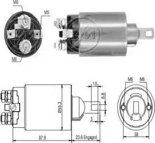 ERA 227851 - Solenoid açarı, başlanğıc furqanavto.az