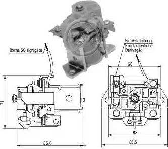 ERA 227857 - Solenoid açarı, başlanğıc furqanavto.az