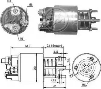 ERA 227813 - Solenoid açarı, başlanğıc furqanavto.az