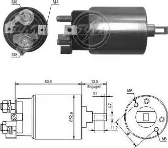 ERA 227882 - Solenoid açarı, başlanğıc furqanavto.az