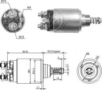 ERA 227824 - Solenoid açarı, başlanğıc furqanavto.az