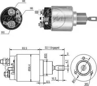 ERA 227871 - Solenoid açarı, başlanğıc furqanavto.az