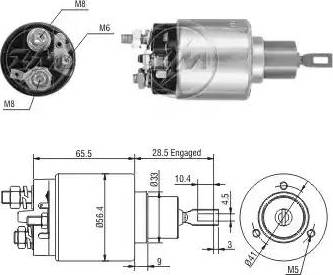 ERA 227363 - Solenoid açarı, başlanğıc furqanavto.az