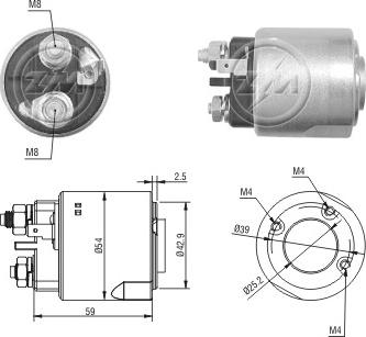 ERA 227318 - Solenoid açarı, başlanğıc furqanavto.az