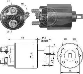 ERA 227299 - Solenoid açarı, başlanğıc furqanavto.az