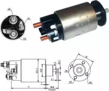 ERA 227291 - Solenoid açarı, başlanğıc furqanavto.az