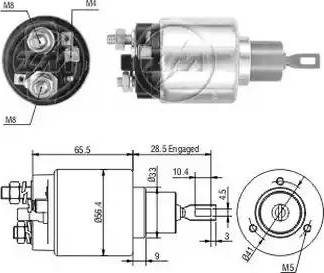 ERA 227251 - Solenoid açarı, başlanğıc furqanavto.az